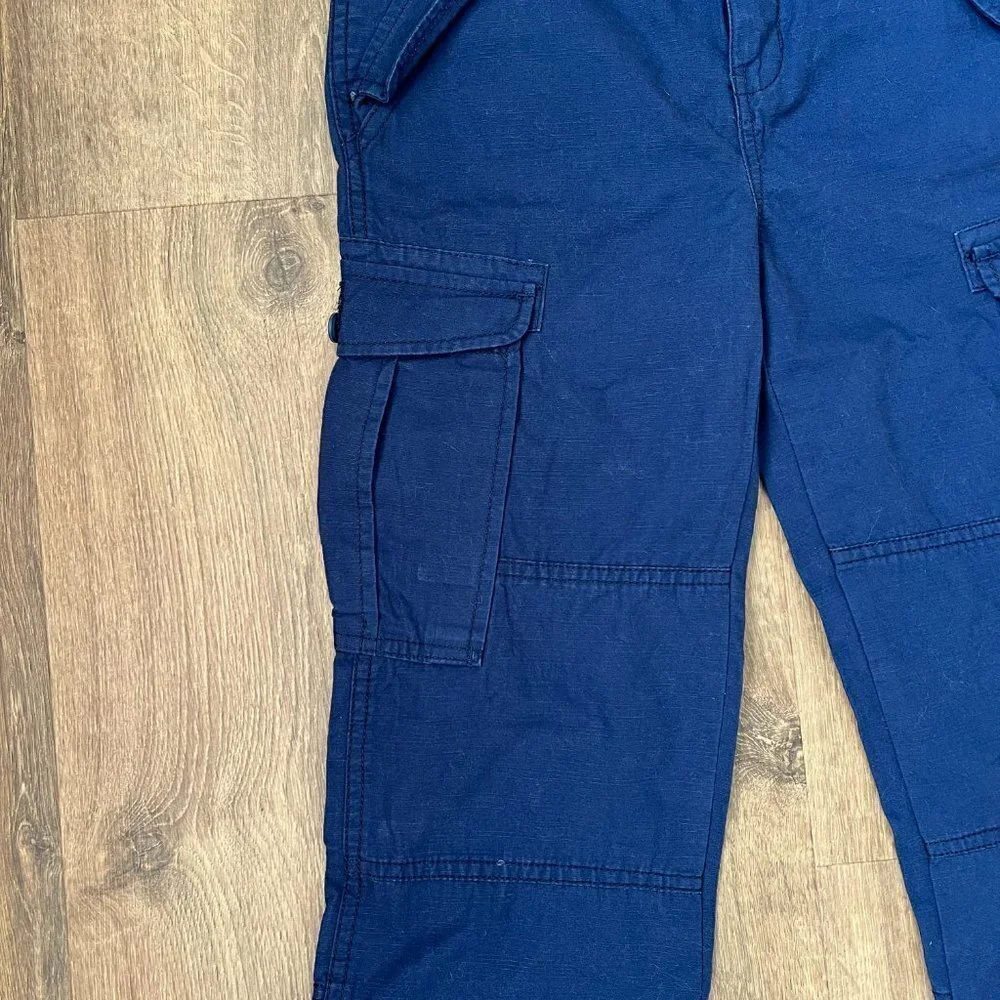 NEW OshKosh Navy Blue Cargo Pants Sz 12